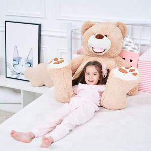 Give your toddler a Giant Teddy Bear Friend.