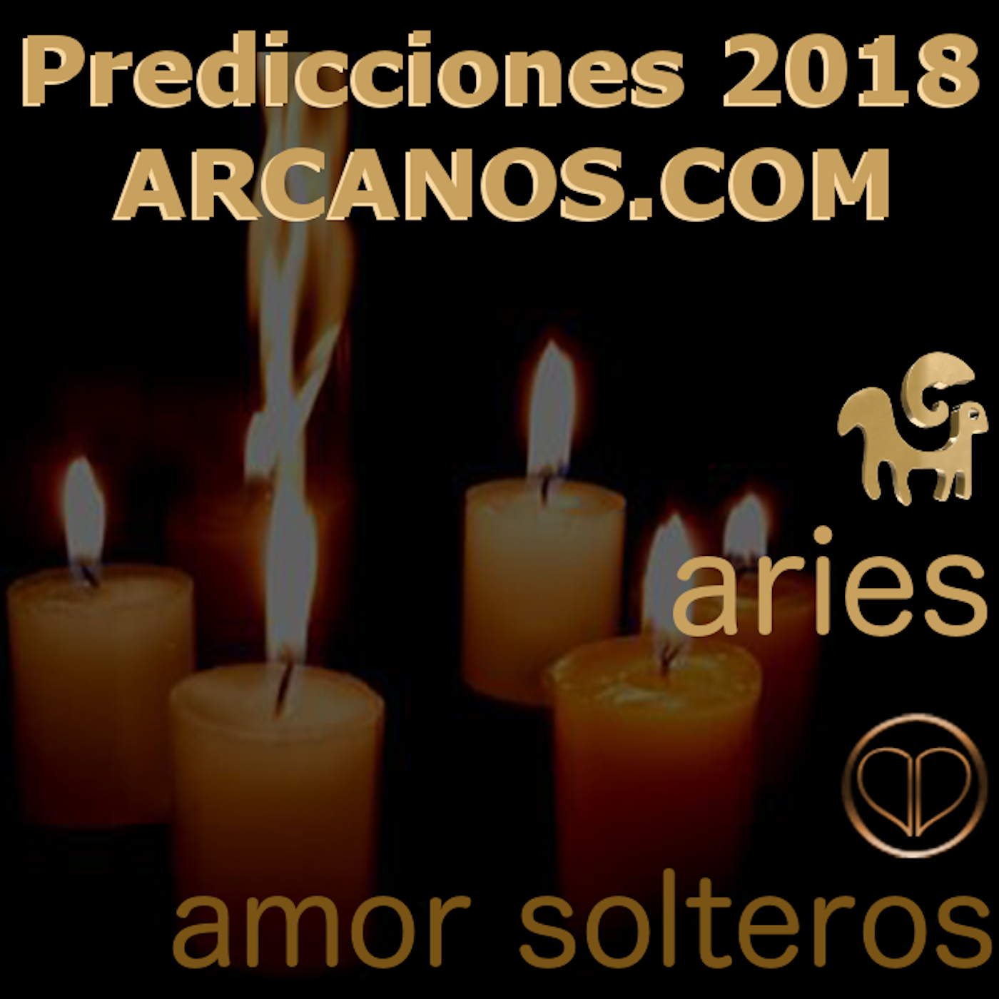 Predicciones 2018 Aries Amor Solteros-ARCANOS.COM