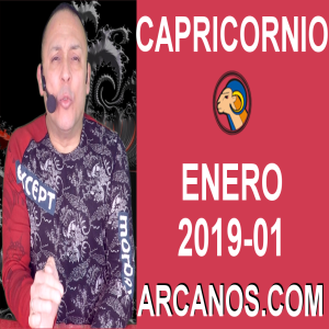 HOROSCOPO CAPRICORNIO-Semana 2019-01-Del 30 de diciembre de 2018 al 5 de enero de 2019-ARCANOS.COM
