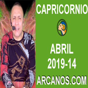 HOROSCOPO CAPRICORNIO-Semana 2019-14-Del 31 de marzo al 6 de abril de 2019-ARCANOS.COM