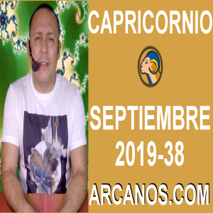 HOROSCOPO CAPRICORNIO - Semana 2019-38 Del 15 al 21 de septiembre de 2019 - ARCANOS.COM