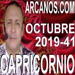 CAPRICORNIO OCTUBRE 2019 ARCANOS.COM - Horóscopo 6 al 12 de octubre de 2019 - Semana 41