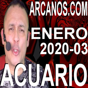 ACUARIO ENERO 2020 ARCANOS.COM - Horóscopo 12 al 18 de enero de 2020 - Semana 03
