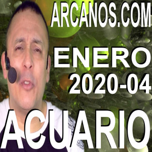 ACUARIO ENERO 2020 ARCANOS.COM - Horóscopo 19 al 25 de enero de 2020 - Semana 04