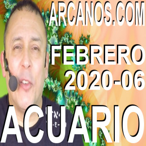 ACUARIO FEBRERO 2020 ARCANOS.COM - Horóscopo 2 al 8 de febrero de 2020 - Semana 06