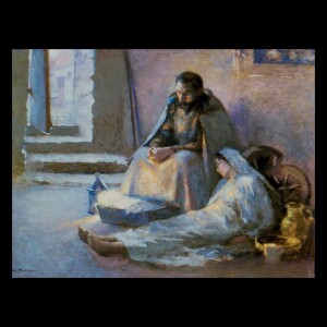 ADVENT (Week 3, Day 4): The Nativity by Gari Melchers & Psalm 119