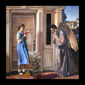 ADVENT (Week 4, Day 3): Luke 1 & The Annunciation by John Collier