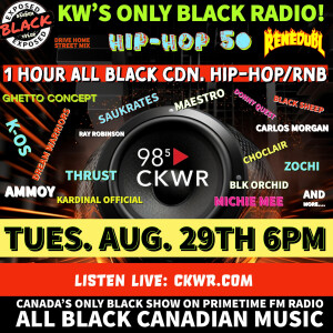 BLACK EXPOSED RADIO ALL BLACK CANADIAN DRIVE HOME STREET MIX WITH DJ R DUBLE