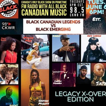 BLACK EXPOSED ENT. ALL BLACK CDN HIP HOP & RNB
