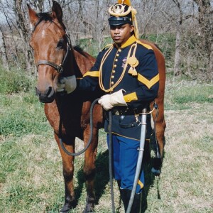 Lee Coffee, Jr., Buffalo Soldier Living History Interpreter, Talks Story with Bill Gwaltney and Tim Merriman