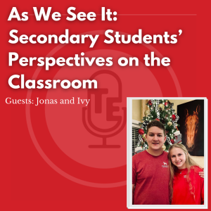 As We See It: Secondary Students’ Perspectives on the Classroom