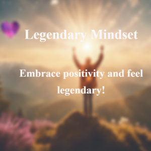 Legendary Mindset: Embrace the Positivity and feel legendary!