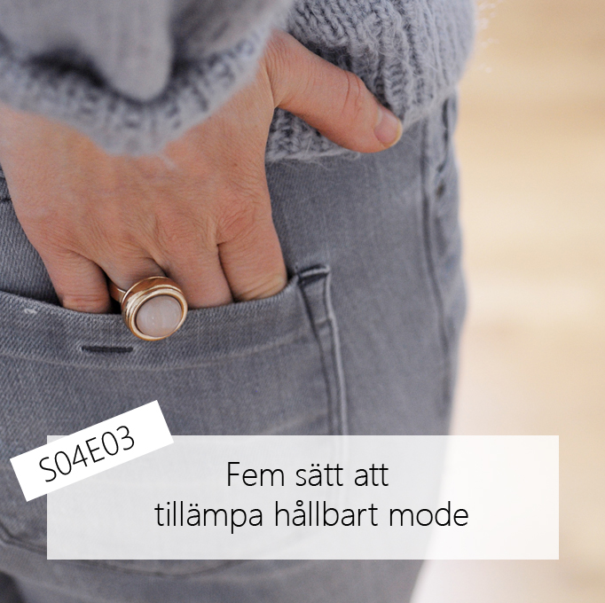 5 sätt att tillämpa hållbart mode