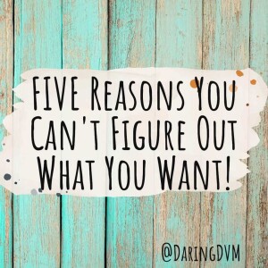 Ep 19: Five Reasons Why You Can’t Figure Out What You Want!