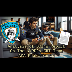 Analysis of DOI's Report on the NYPD's CRT Unit