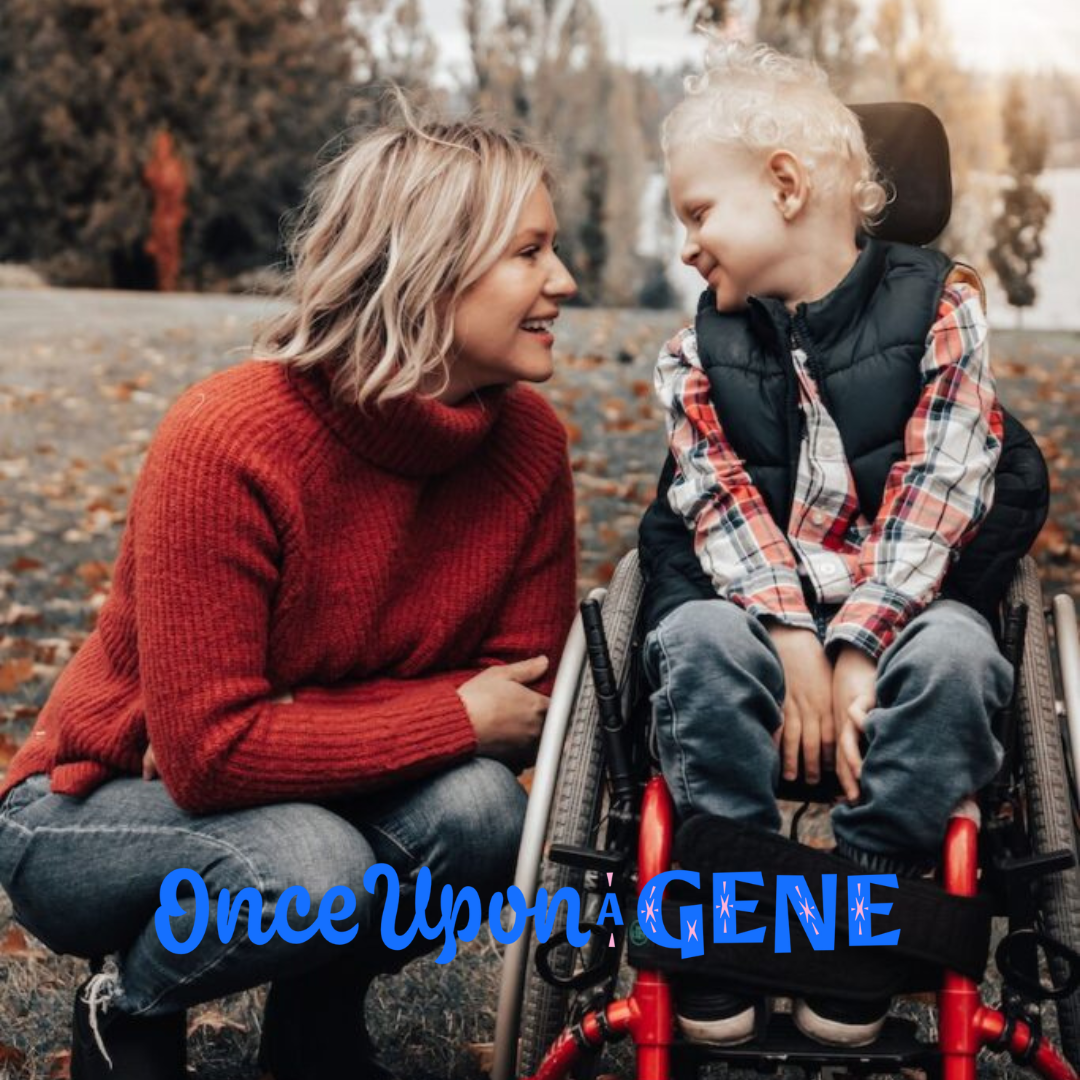 cover of episode #203 CTNNB1 Syndrome with Effie Parks of Once Upon a Gene