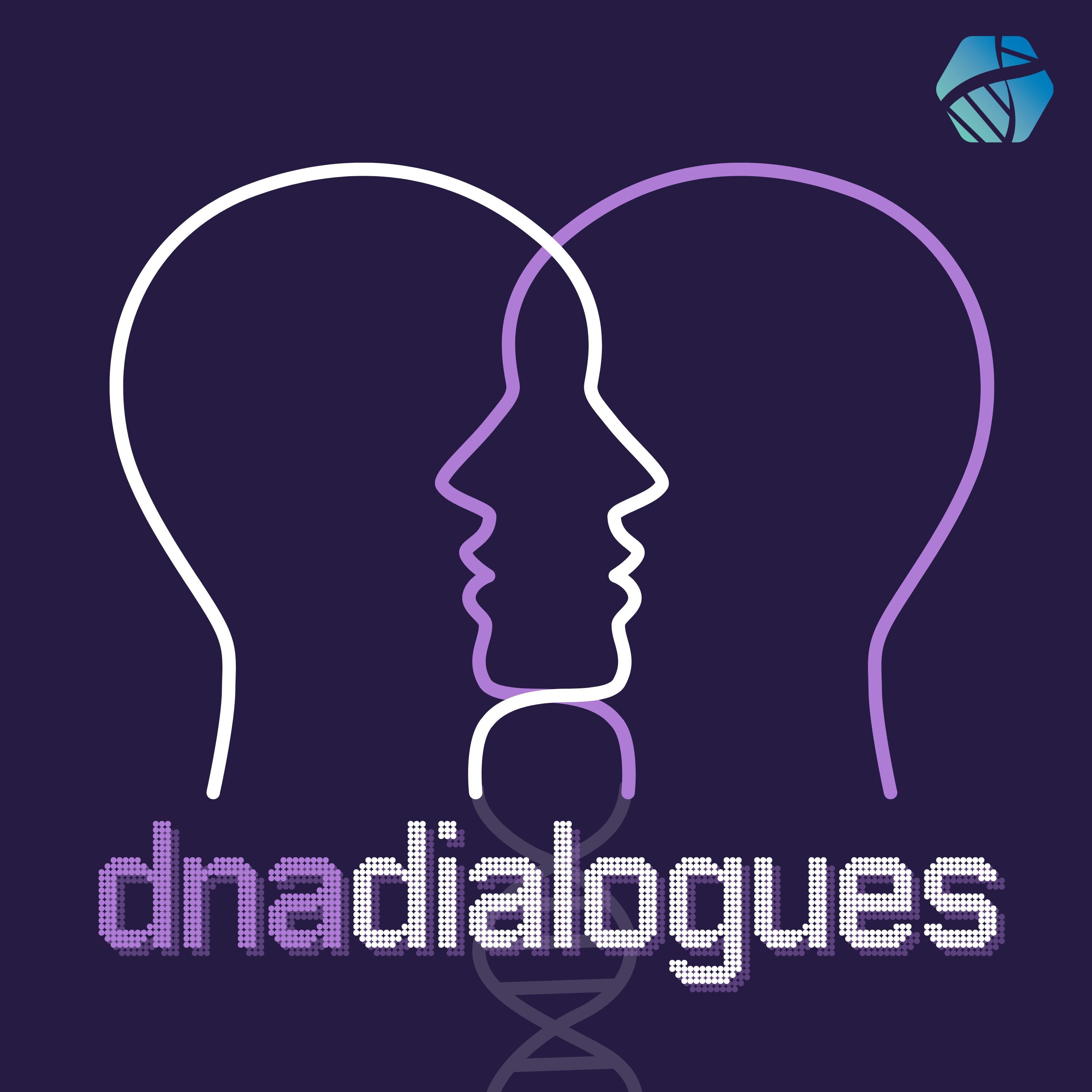 cover of episode #302 DNA Dialogues: Gender-Affirming Terminology and Hereditary Cancer Care