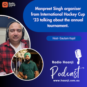 Manpreet Singh organiser from International Hockey Cup ’23 talking about the annual tournament.