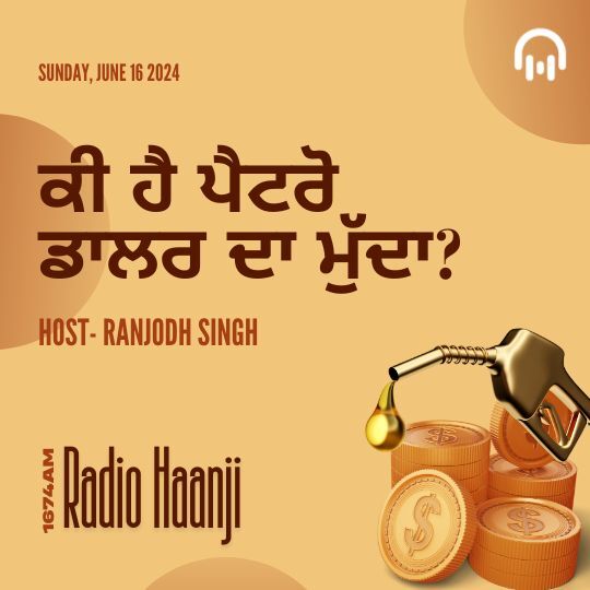 ਕੀ ਹੈ ਪੈਟਰੋ ਡਾਲਰ ਦਾ ਮੁੱਦਾ, ਇਸਦੀ ਏਨੀ ਚਰਚਾ ਕਿਉਂ | Ranjodh Singh | Radio Haanji