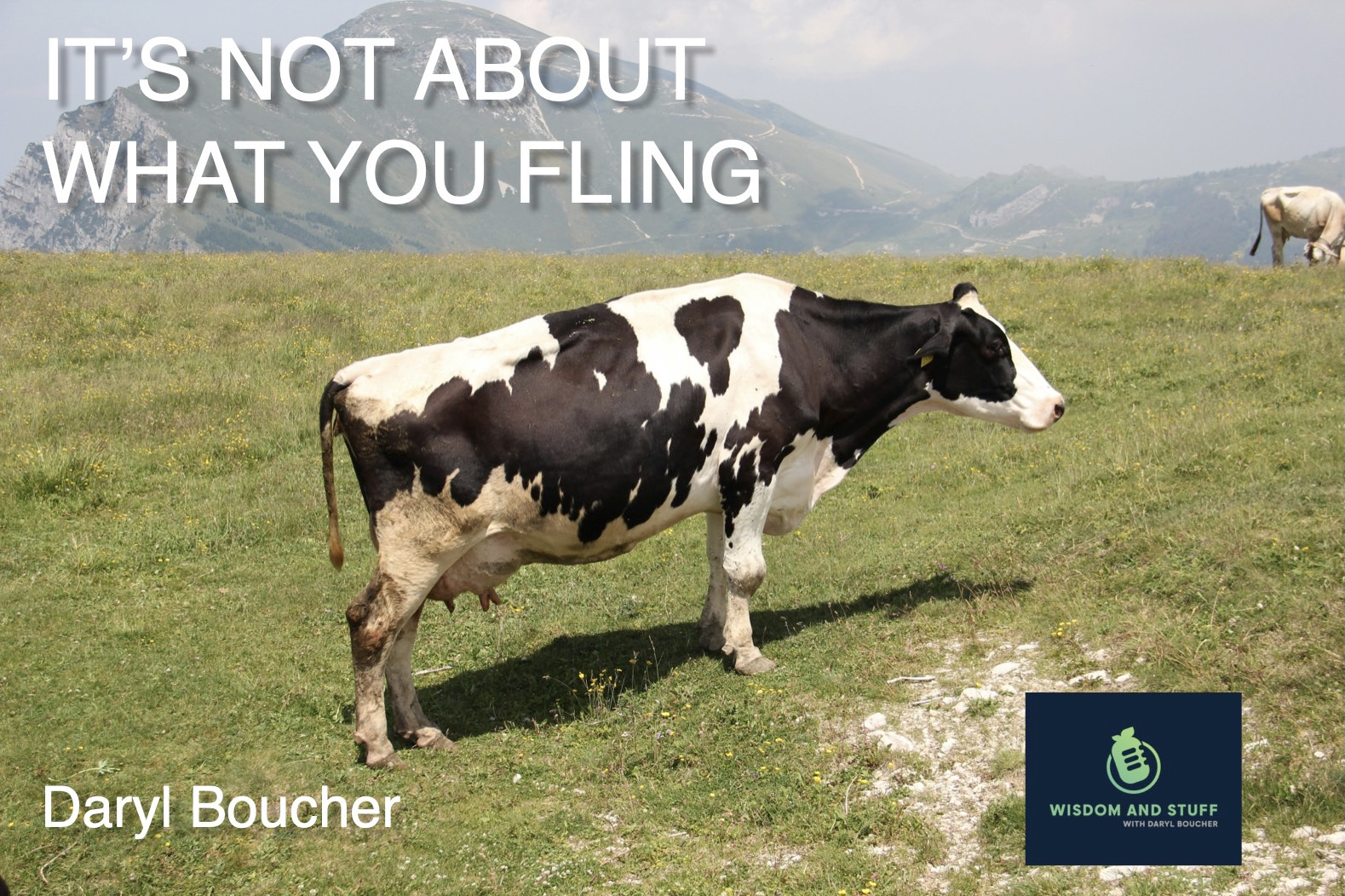 ITS NOT ABOUT WHAT YOU FLING