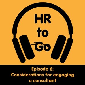 Episode 6: Considerations for engaging a consultant