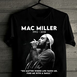 Mac Miller Official Merch – Find Me With A Smile T-shirt