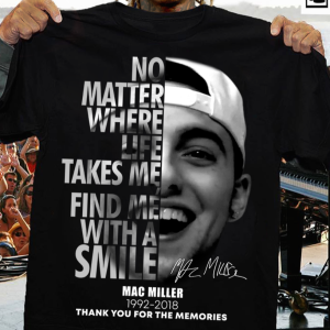 Mac Miller Merch – Thanks For Memories T-shirt