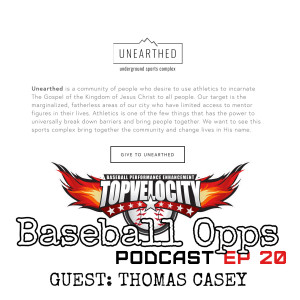 Faith Based Baseball Academy with Thomas Casey on Baseball Opps with TopV