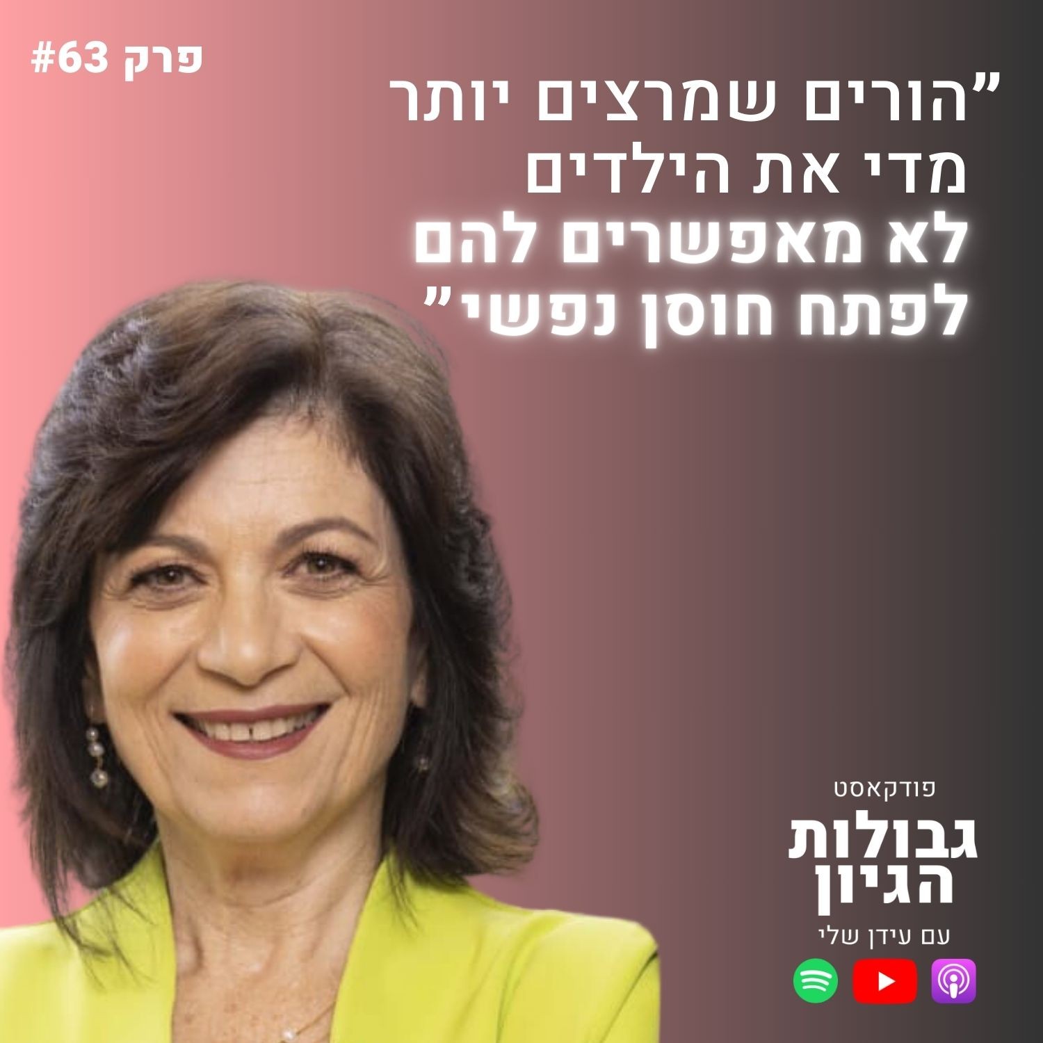 ד״ר אנאבלה שקד: גידול ילדים ללא פחד, הימנעות מעשייה, עקשנות ונחישות | פודקאסט גבולות הגיון פרק #63