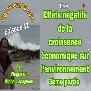 E41.-Effets négatifs de la croissance économique sur l’environnement