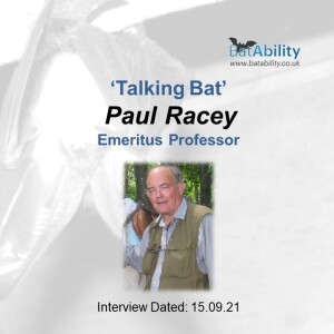 Talking Bat with Paul Racey (Emeritus Professor)