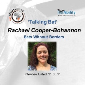 Talking Bat with Dr Rachael Cooper-Bohannon - founder of Bats Without Borders