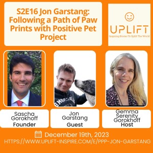 S2E16 Jon Garstang: Following a Path of Paw Prints with Positive Pet Project