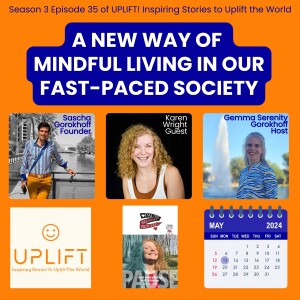 S3E35 A New Way of Mindful Living in our Fast-Paced Society with Karen Wright