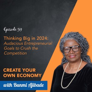 Episode 59 - Thinking Big in 2024: Audacious Entrepreneurial Goals to Crush the Competition