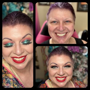 S2 Ep41 - Isaiah 11:1 Merry & Bright: Red & Green Eyes, Snowflake Shimmer, Red Lips, and Lashes!