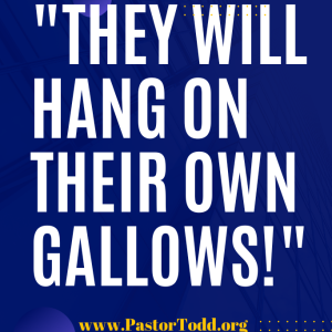 Audio Only --- Sunday Service: ”They Will Hang On Their Own Gallows”