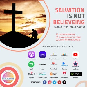 Salvation is not believing, you believe to be saved
