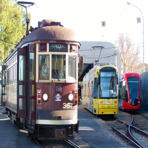 A Tram That Turns Right