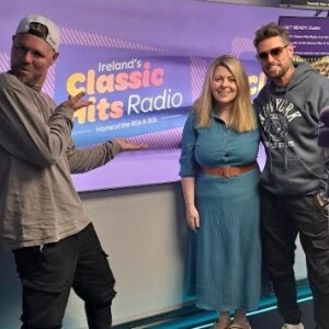 Boyzlife Keith Duffy and Brian McFadden in studio