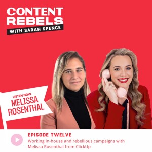 Working in house and rebellious campaigns with Melissa Rosenthal