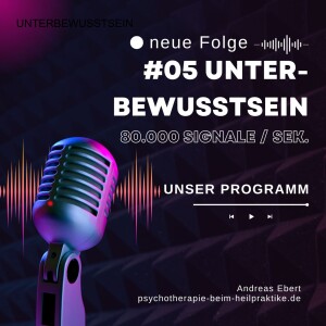 #05 - Unterbewusstsein und wie wir mit 80.000 Signalen pro Sekunde besser umgehen können.