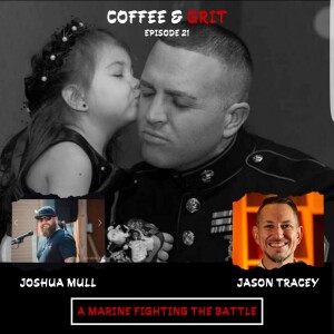 A Marine Fighting the Battle