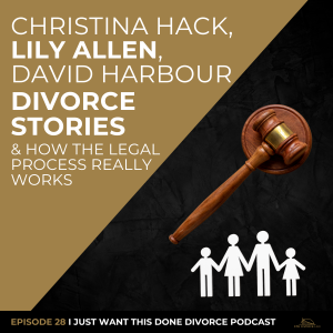 Christina Hack, Lily Allen, David Harbour Divorce Stories and How the Legal Process Really Works | IJWTD Podcast | Episode 28
