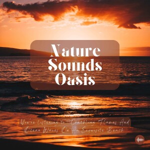 The Most Relaxing Bonfire Sounds By The Beach | Ocean Waves & Fire To Fully Relax | Nature Sounds For Sleep, Meditation, Relaxation Or Focus | Sleep S...