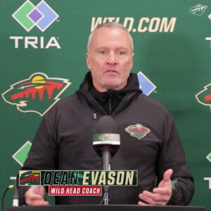Dean Evason previews Wild vs Jackets