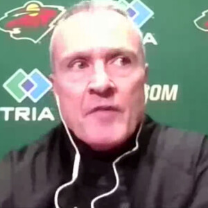 Evason with media on Tuesday morning