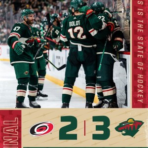 Wild 3, Hurricanes 2 - Full Postgame Show @KFAN1003