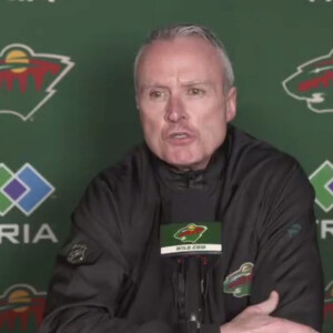 Dean Evason previews Wild @ Golden Knights