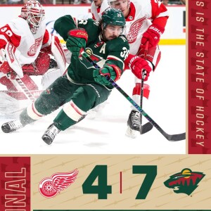 Wild 7, Red Wings 4 - Full Postgame Show @KFAN1003